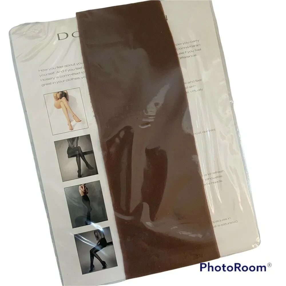 Donna Karan Control Top Tights/Nylons A05 Size Medium